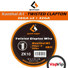 Kanthal A1 TWISTED CLAPTON - 3m Hilo para Resistencias - GeekVape