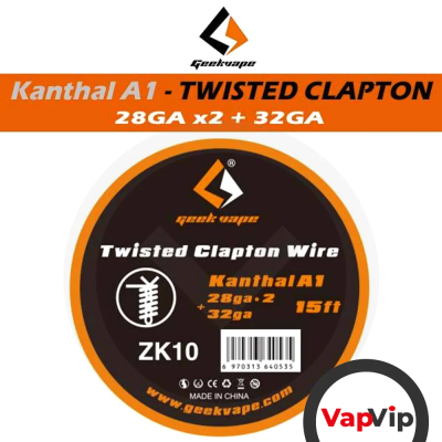 Kanthal A1 TWISTED CLAPTON - 3m Coil Wire Roll - GeekVape