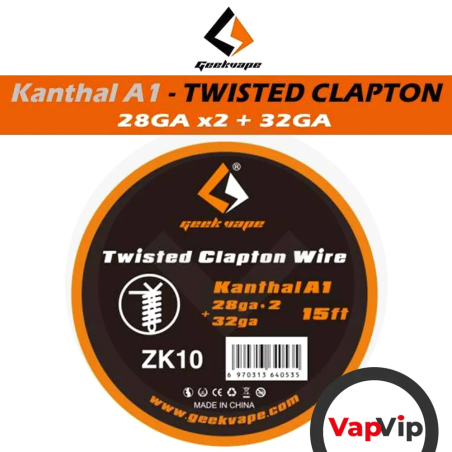 Kanthal A1 TWISTED CLAPTON - 3m Coil Wire Roll - GeekVape
