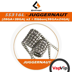 SS316L JUGGERNAUT - 3 m Hilo para Resistencias - GeekVape