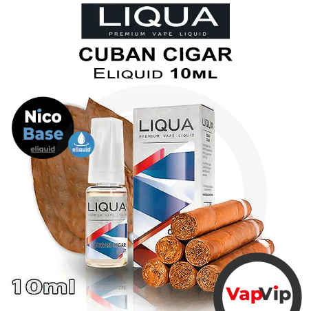 CUBAN CIGAR E-liquid 10ml - LIQUA