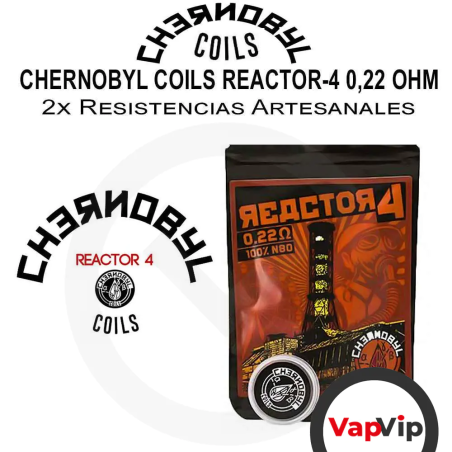 Chernobyl Coils REACTOR-4 0,22Ohm - Charro Coils