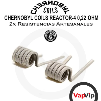 Chernobyl Coils REACTOR-4 0,22Ohm - Charro Coils