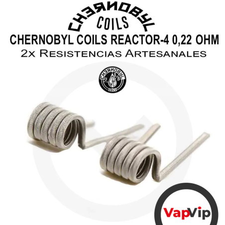 Chernobyl Coils REACTOR-4 0,22Ohm - Charro Coils