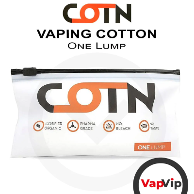 COTN One Lump Tira Algodon Orgánico para vapeo - COTN