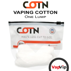 COTN One Lump Strip Organic Cotton for vaping - COTN
