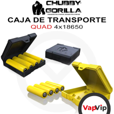 BATTERY CASE Quad 4x 18650 - Chubby Gorilla