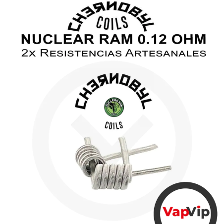 Chernobyl Coils NUCLEAR RAM 0.12Ohm - Charro Coils