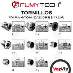 2x Replacement Screws for RBA Atomizers
