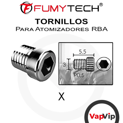 2x Replacement Screws for RBA Atomizers