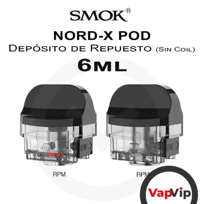 Tank Cartridge 6ml for SMOK NORD-X Pod - Smok