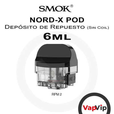 Tank Cartridge 6ml for SMOK NORD-X Pod - Smok