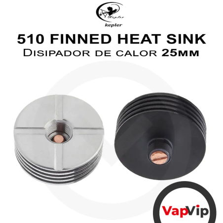 Kepler 25mm Thread Protector with Heat Sink for 510 MOD and atomizers