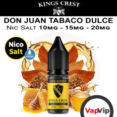 Salts DON JUAN TABACO DULCE Nicotine Salts - KINGS CREST
