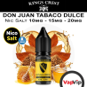 Salts DON JUAN TABACO DULCE Nicotine Salts - KINGS CREST