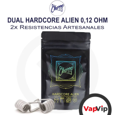 DUAL HARDCORE ALIEN 0,12 Ohm handcrafted coils Charro Coils