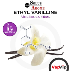 Molecula ETHYL VANILLINE Potenciador Eliquid - Solubarome