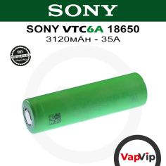 Sony VTC6A 3120mAh - 35A US18650VTC6A 18650 Battery