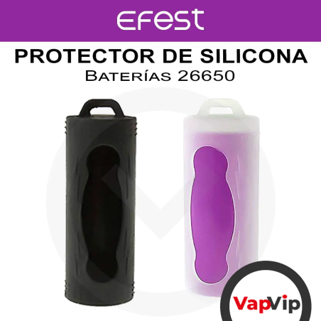 Protector de Silicona para Bateria 26650