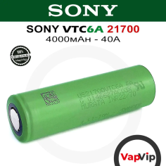 Sony 21700 VTC6A 4000mAh - 40A US21700VTC6A Battery