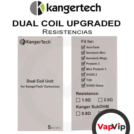 KangerTech Dual Coil Upgraded Replacement Coils Aerotank Protank 3