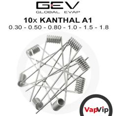 10 Premades Kanthal A1 Pre-maded Wires Microcoils