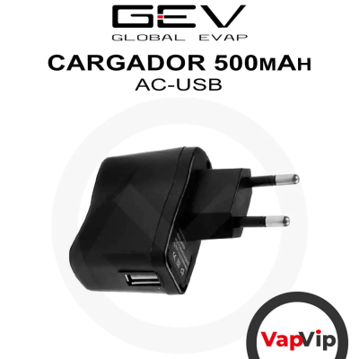 Adaptador de Pared 500mAh AC-USB