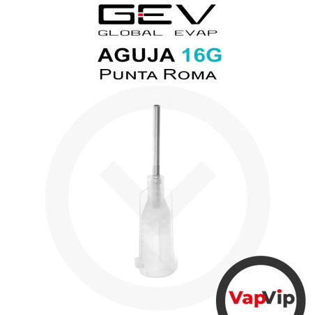 Aguja 16G - Punta roma para Vapeo