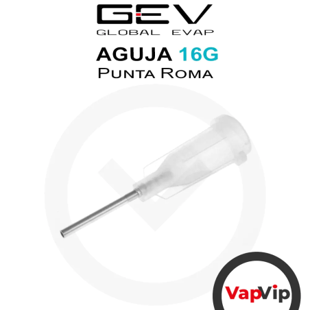 Aguja 16G - Punta roma para Vapeo