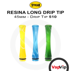 Drip Tip 510 Acrylic Resin Long 45mm