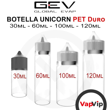 Unicorn Botella para eliquido 30ml - 60ml - 100ml - 120ml
