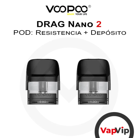 Pod Coils-Tank Replacement Drag Nano 2 - Voopoo
