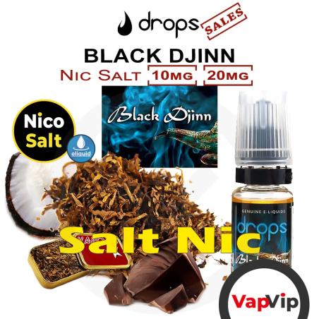 Nic Salt BLACK DJINN e-liquid - Drops Sales
