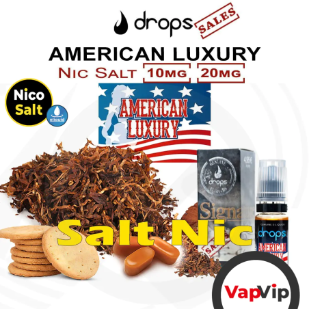 Nic Salt AMERICAN LUXURY e-liquid - Drops Sales