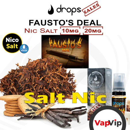 Nic Salt FAUSTO'S DEAL e-liquid - Drops Sales