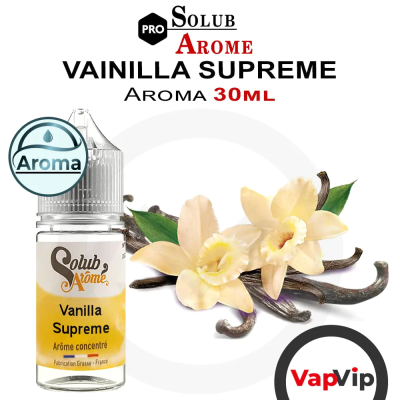 Flavor VANILLA SUPREME 30ml Concentrate - SolubArome