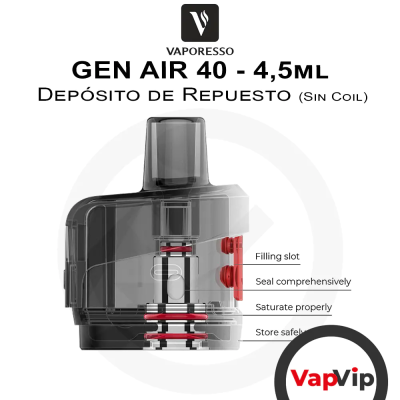 Depósito Pod Gen Air 40 4,5ml - Vaporesso