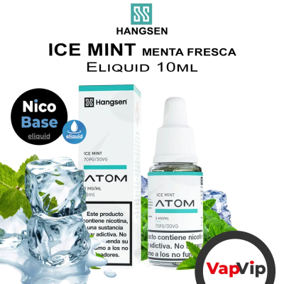 ICE MINT E-Liquid 10ml - Hangsen Atom