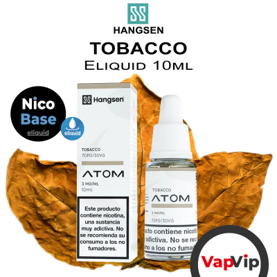 TOBACCO E-Liquid 10ml - Hangsen Atom