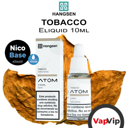 TOBACCO E-Liquid 10ml - Hangsen Atom