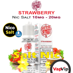 Nic Salt STRAWBERRY Nicotine Salts - Sukka Salts