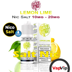 Nic Salt LEMON LIME Nicotine Salts - Sukka Salts