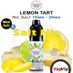 Nic Salt LEMON TART Nicotine Salts Eliquid 10ml - Dinner Lady