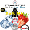 Nic Salt Strawberry Ice Sales de Nicotina e-líquido 10ml - Dinner Lady