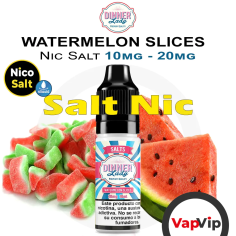 Nic Salt Watermelon Slices Nicotine Salts Eliquid 10ml - Dinner Lady