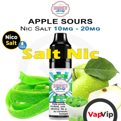 Nic Salt Apple Sours Nicotine Salts Eliquid 10ml - Dinner Lady