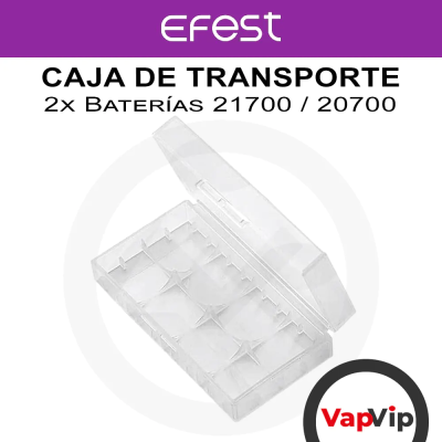 Transportation Case for 2 batteries 20700 / 21700