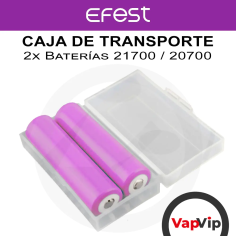 Transportation Case for 2 batteries 20700 / 21700