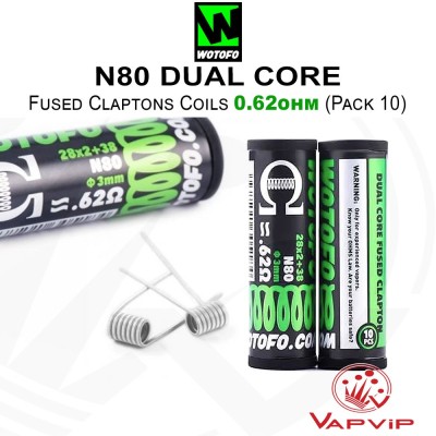 N80 Dual Core 0,62 Ohm coil - Wotofo