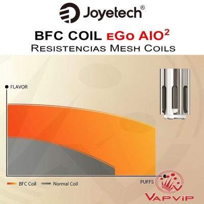 Resistencias BFC Coil eGo AIO2 Joyetech